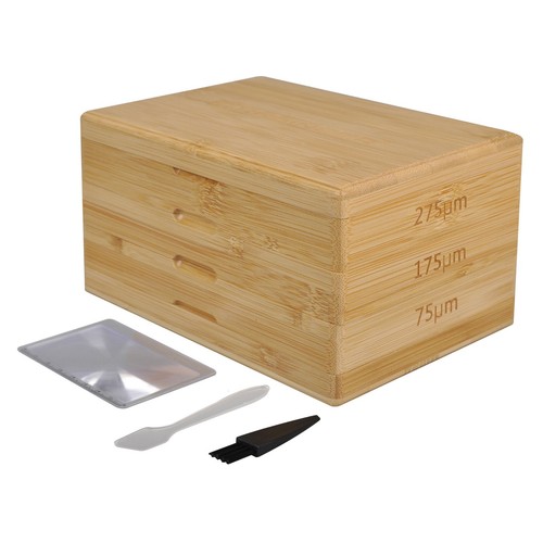 Premium bamboo sifter set - set,, 5"