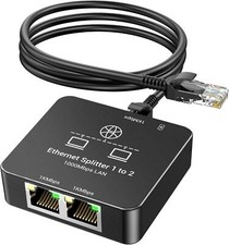 Ethernet Splitter 1 to 2 out