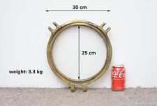 Antique porthole window old brass bronze boat ships porthole  - FREE POSTAGE