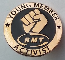 RMT LAPEL BADGE Rail Maritme &