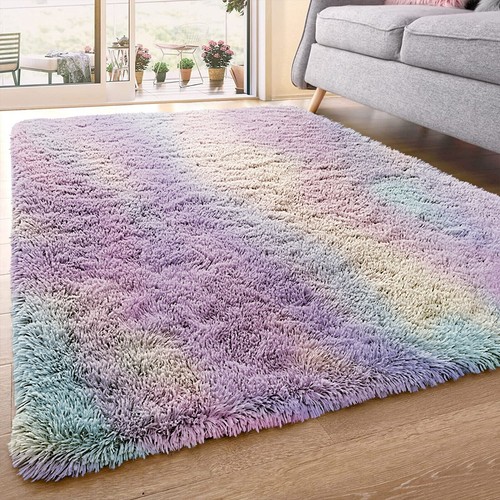 Fluffy rugs anti slip shaggy - rugs,