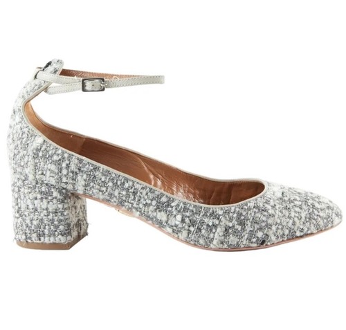 Aquazurra tweed block heel - aquazurra,