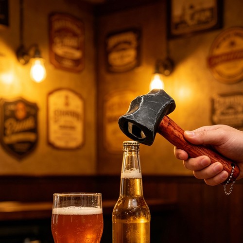 Mallet bottle opener - mallet, unique