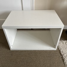 IKEA white Besta cabinet shell
