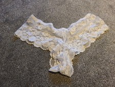 Senza white lace knickers - la,
