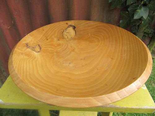 Hand turned wooden bowl - hand,