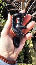 Black obsidian snake sword - black,