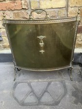 1960S Brass Fire Guard Screen