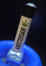 AMSTERDAM - CANNABIS LEAF - RETRO - CLIPPER LIGHTER