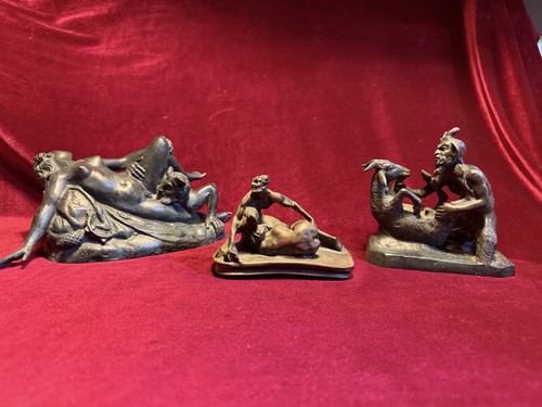Antique devil satyr erotic - devil,
