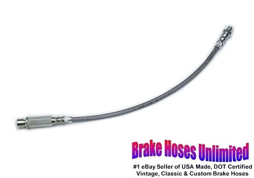 Rear stainless brake hose - stainless,