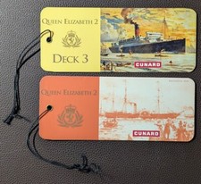 Cunard Queen Elizabeth 2 Deck 3 Luggage Tags – Scythia & Britannia Designs