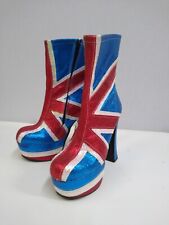 Ladies Union Jack Glitter