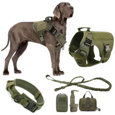 Tactical Dog Harness Set Leash