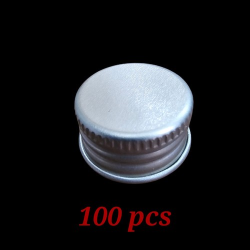 Silver metal screw - silver, caps