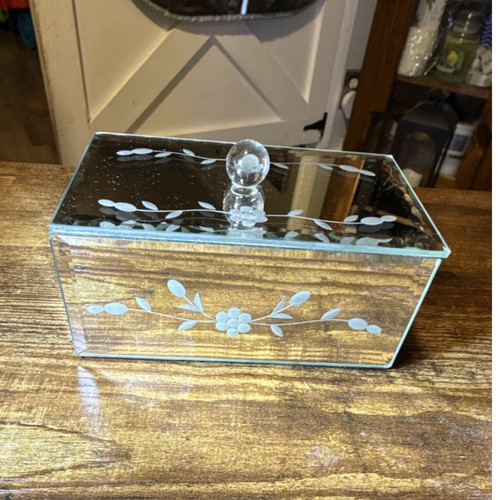 Mirrored glass rectangular - mirrored,