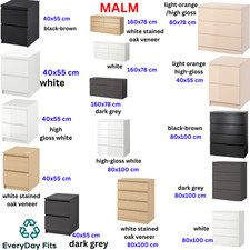 IKEA MALM Series Modern Storage with Sleek Scandinavian Style 40×55 cm/160×78cm