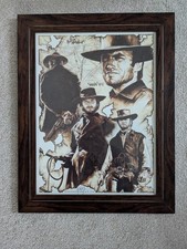 Clint Eastwood by Rob Larson. Signed by artist and limited to 600 copies only. 