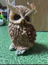 Vintage Pine Cone Owl Ornament 
