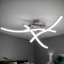 LED Ceiling Light 3 Wave Lights Modern Kitchen Living Room Bedroom Pendant Lamp