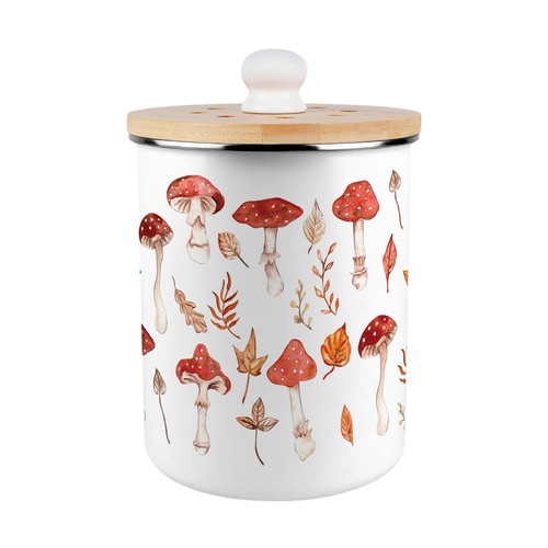 Mushrooms food waste bin - mushrooms,