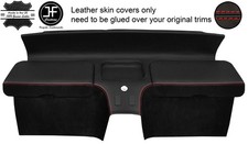 RED STITCH REAR STORAGE PANEL