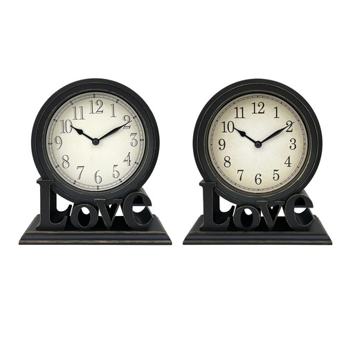 Vintage desk clock standing - vintage,