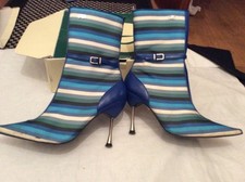 Blue BOOTS 7 RED OR DEAD