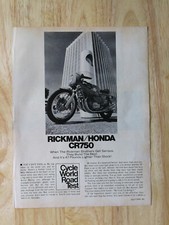Vintage 1974 Rickman Honda