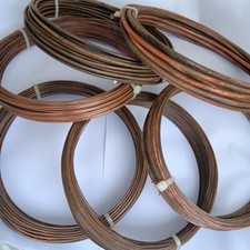 patinated copper wire -