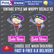 2x Vintage Mr Whippy Sold Here