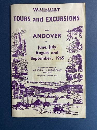 1965 wilts dorset timetable - &,