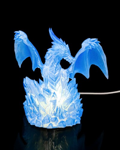 Ice and light dragon lamp - light,