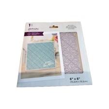 Gemini By CRAFTERS COMPANION, 1x Embossing Folders 6x6, Trellis Swirls. 