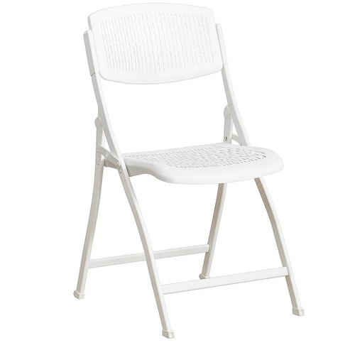 Plastic folding metal chair - plastic,