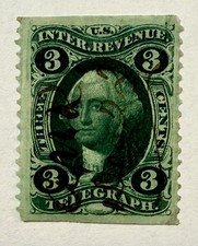 US #R19b 1862-71 3c green