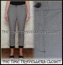 Rare Original Fred Perry Amy Winehouse Micro Houndstooth Pedal Pushers UK 12 40 