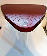 Ikea Bolso Perspex Triangular Table by Maria Vinka 20 inch 2005