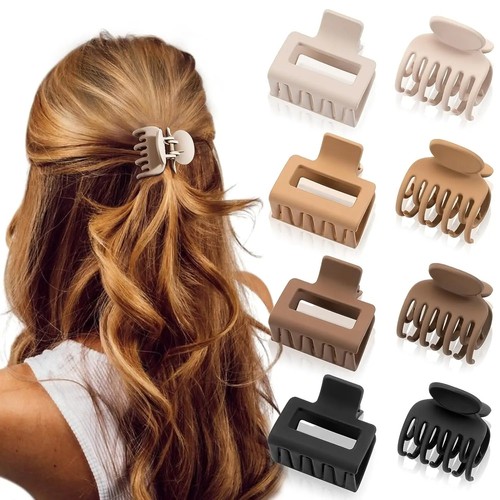 8pcs medium matte claw hair - matte,