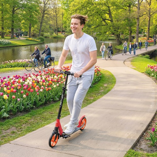 One click folding kick scooter - one-click,