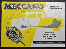 MECCANO 1959 Book Of Mechanisms Instructions 13/1059/35 🟢EXCELLENT CONDITION🟢