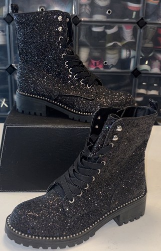 Portland black glitter - glitter, combat