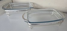 2 Glass Pyrex Dishes With