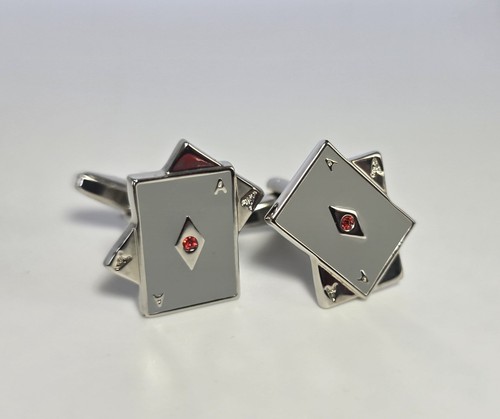 Aces high playing card silver - aces,