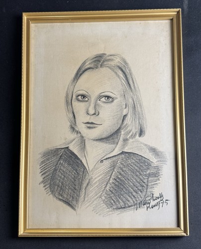 Original signed charcoal - original,