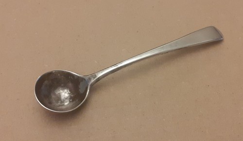 Silver salt spoon georgian - silver,