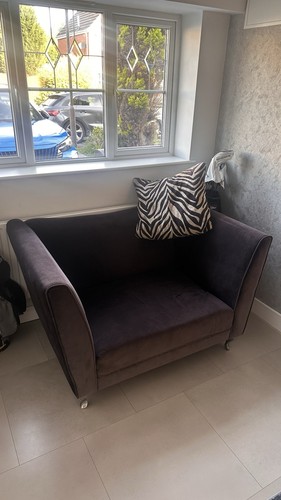 Black cuddle chair - black,