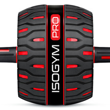 ISOGYM Ab Roller Pro - The Widest Sturdiest Best Quality Ab Roller You'll Own