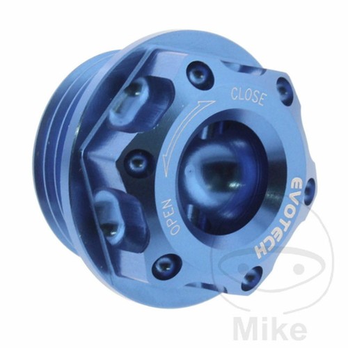 Oil cap evotech 26x3 - oil, blue