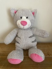 Build A Bear Grey Snazzy Kitty